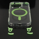 Tel Protect Strap Clear telefoni ümbris iPhone 17 roheline Tel Protect Strap Clear telefoni ümbris iPhone 17 roheline