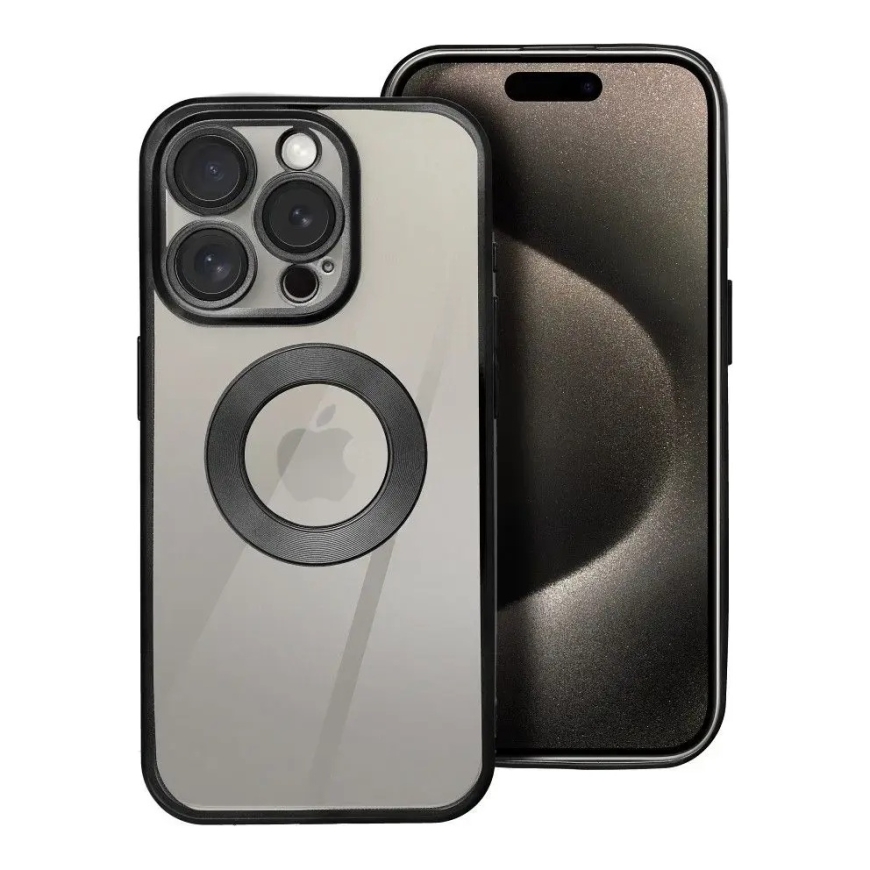 GLAM telefono dėklas iPhone 17 Pro juodas
