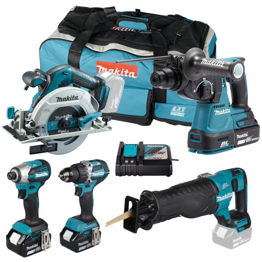 Makita Cordless Tool Set DLX5112TX1 18V