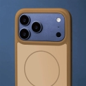Frame Thin Mag telefoni ümbris MagSafe toega iPhone 17 Air pruun