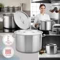 King Hoff Gastro-pata, ruostumaton teräs, halkaisija 50cm, 58l, kinghoff, kh-2028 King Hoff Gastro-pata, ruostumaton teräs, halkaisija 50cm, 58l, kinghoff, kh-2028