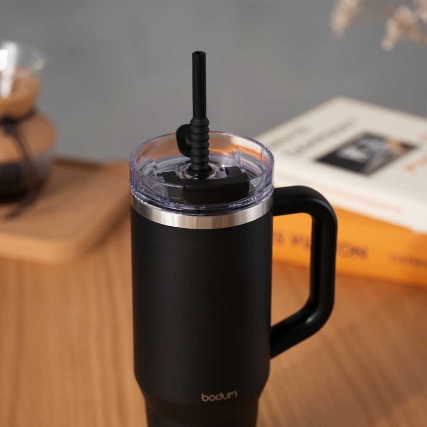 Bodum termoskauss ar salmi un rokturi 1.2L melns – 4