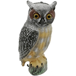 Bird Scarecrow Owl Figurine R001B PATIO