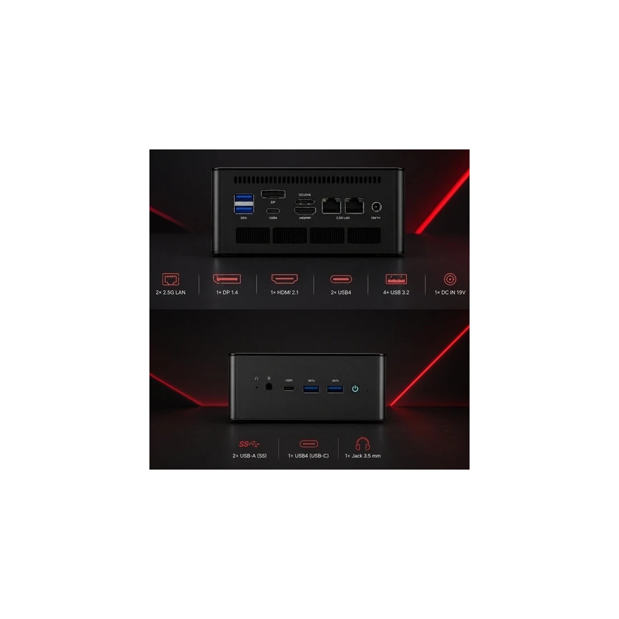 Minisforum arvuti koos AMD Ryzen 7 8845HS-iga – 3