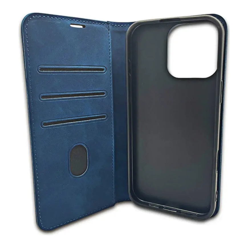 Smart Suede book type phone case for Samsung Galaxy A27 5G (A276) blue – 3