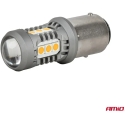 Żarówki led standard bau15s py21w 2x1860smd 3030 15smd oranžinė 12v 24v amio-05002 Żarówki led standard bau15s py21w 2x1860smd 3030 15smd oranžinė 12v 24v amio-05002