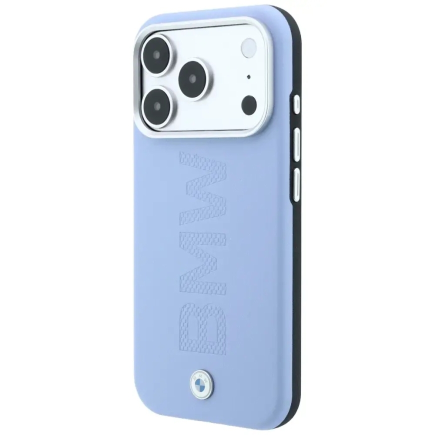 BMW Sign Centered Deboss phone case with MagSafe support for iPhone 17 Pro | iPhone 18 Pro blue – 2