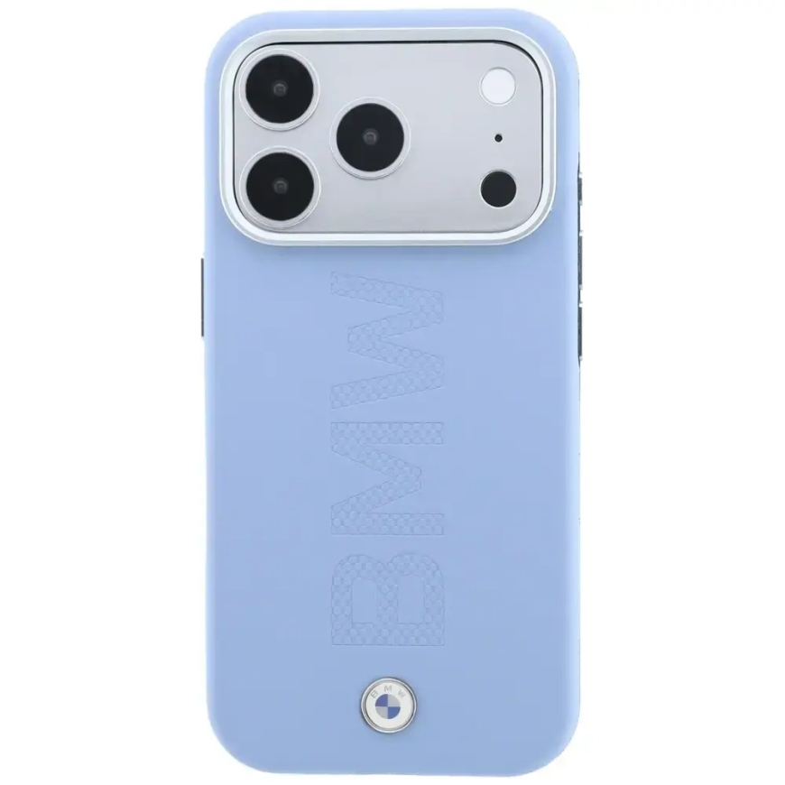 BMW Sign Centered Deboss phone case with MagSafe support for iPhone 17 Pro | iPhone 18 Pro blue – 3