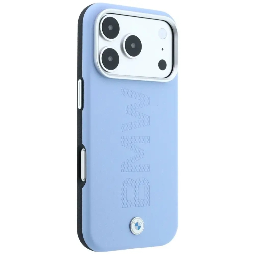 BMW Sign Centered Deboss telefono dėklas su MagSafe palaikymu telefonui iPhone 17 Pro | iPhone 18 Pro mėlynas – 4
