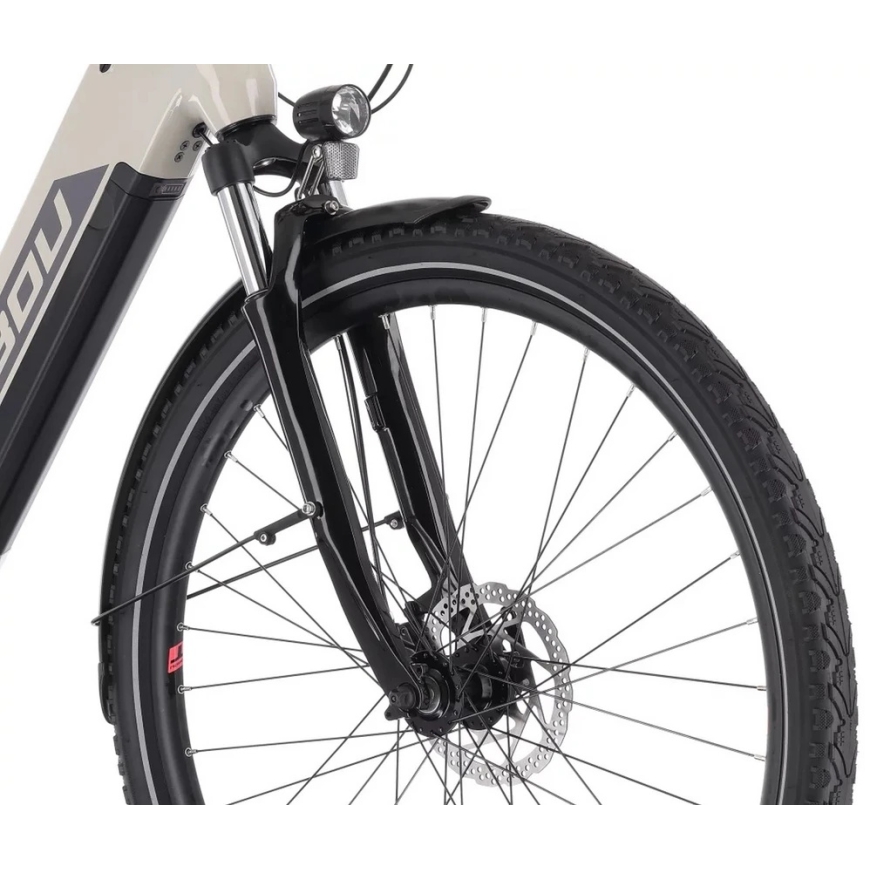 Tabou Mono UP 1.0 Elektriskais Velosipēds Pelēks-Sarkans 16" (Izmērs: 16") – 5