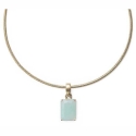 Daniel Wellington Очаровательный позолоченный кулон с амазонитом "Charms DW00401473" Daniel Wellington Очаровательный позолоченный кулон с амазонитом "Charms DW00401473"