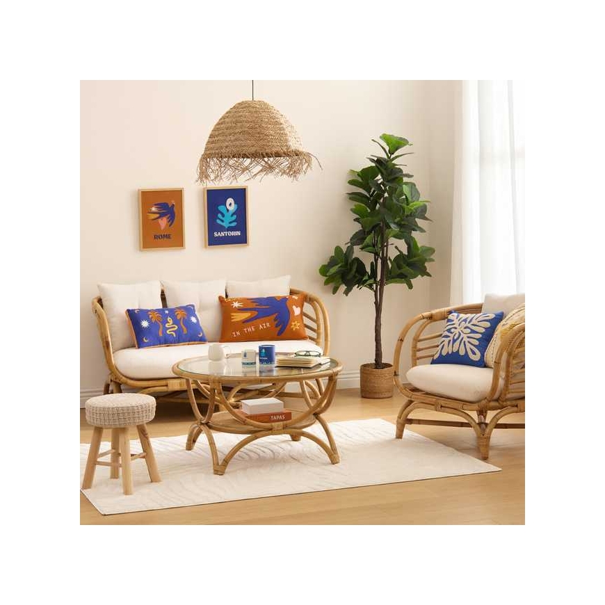 Rippuv lamp SEA VIEW, Ø 56 cm, naturaalne rattan – 2