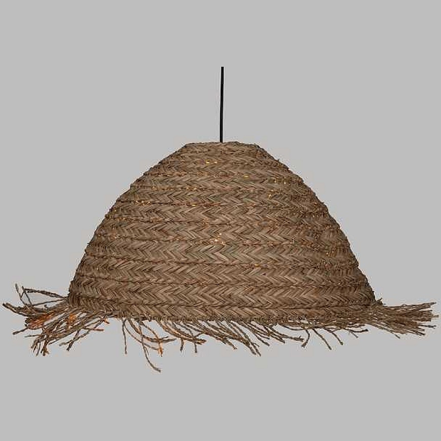Piekaramo lampu SEA VIEW, Ø 56 cm, dabīgs rotangs – 3