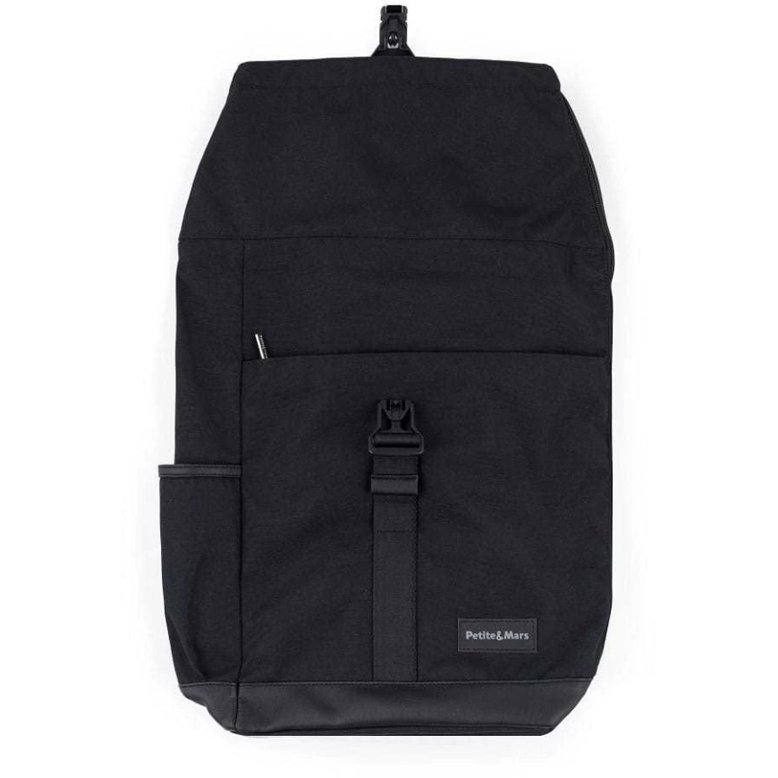 Petite&Mars Jackob - stroller backpack | Absolute black – 3