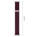 TECH-PROTECT NYLONLOOP APPLE WATCH 8 / 9 / 10 / 11 / 12 / SE (40 / 41 / 42 MM) SÜGAV BURGUNDY TECH-PROTECT NYLONLOOP APPLE WATCH 8 / 9 / 10 / 11 / 12 / SE (40 / 41 / 42 MM) SÜGAV BURGUNDY