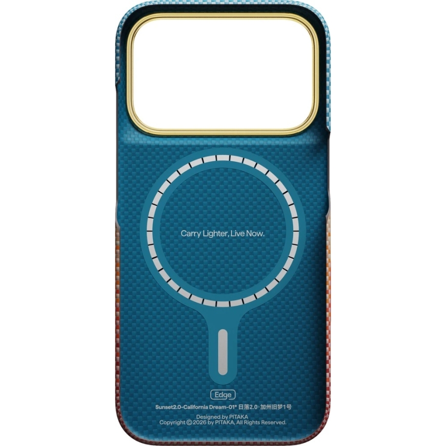 Burga Pitaka Edge чехол, California Dream Sunset 2.0 – iPhone 18/17 Pro – 3