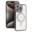 Bling Magsafe Case for Xiaomi Redmi Note 15 Pro 4G purple Bling Magsafe Case for Xiaomi Redmi Note 15 Pro 4G purple