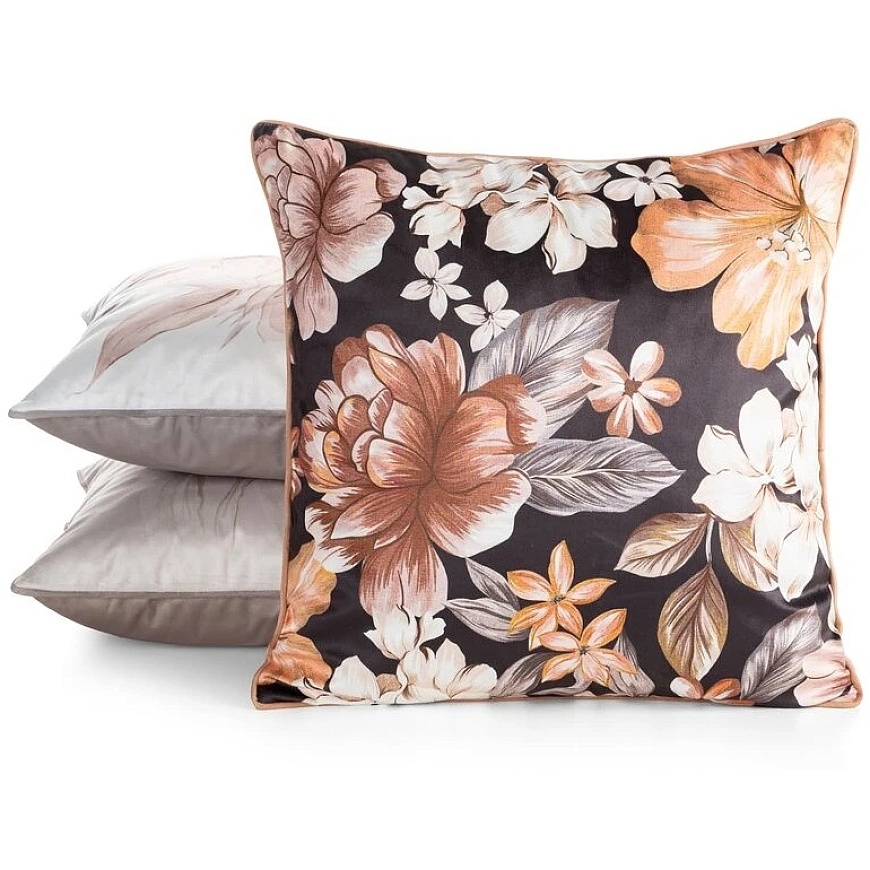 Eurofirany CHP/FLOWERS6 45X45 MUSTA + KANEEL – 3