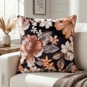 Eurofirany CHP/FLOWERS6 45X45 BLACK + CINNAMON Eurofirany CHP/FLOWERS6 45X45 BLACK + CINNAMON