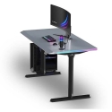 ULTRADESK QUEST gaming desk, 140x70cm, 72-120cm, black-ball ULTRADESK QUEST gaming desk, 140x70cm, 72-120cm, black-ball