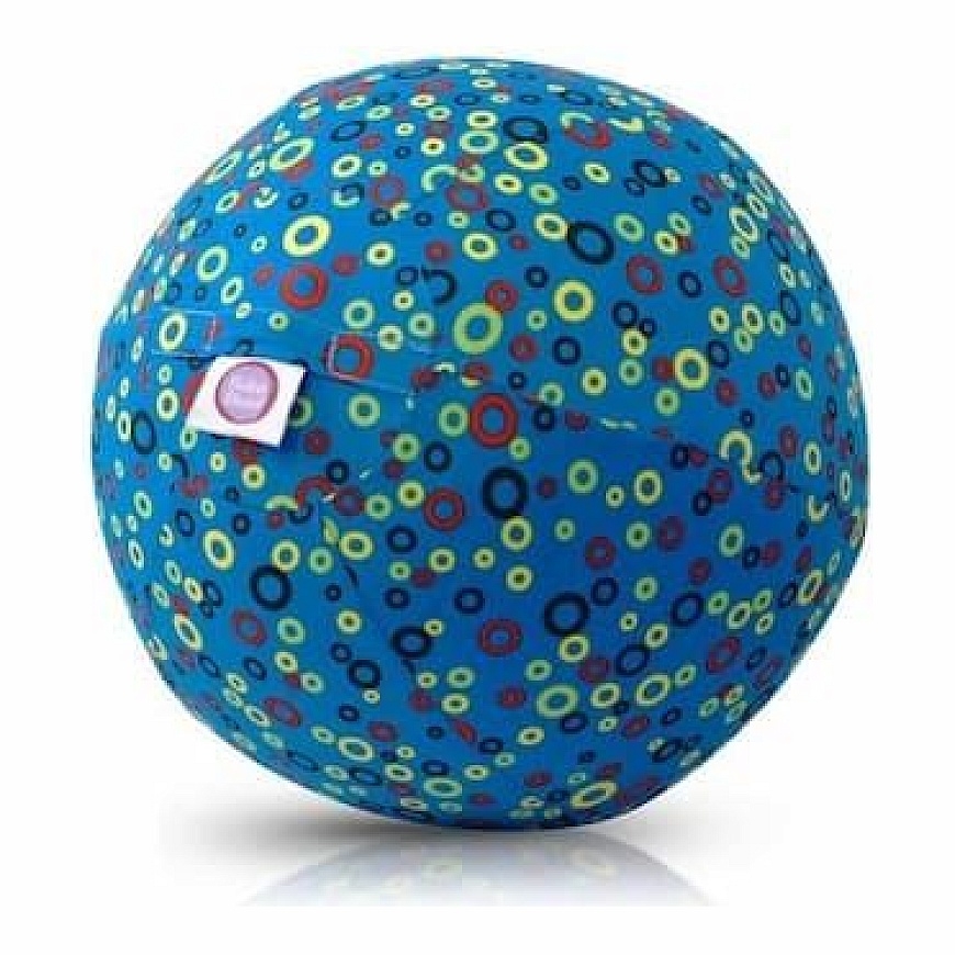 Bubabloon lateksi balloon kangaskattega Circles Blue