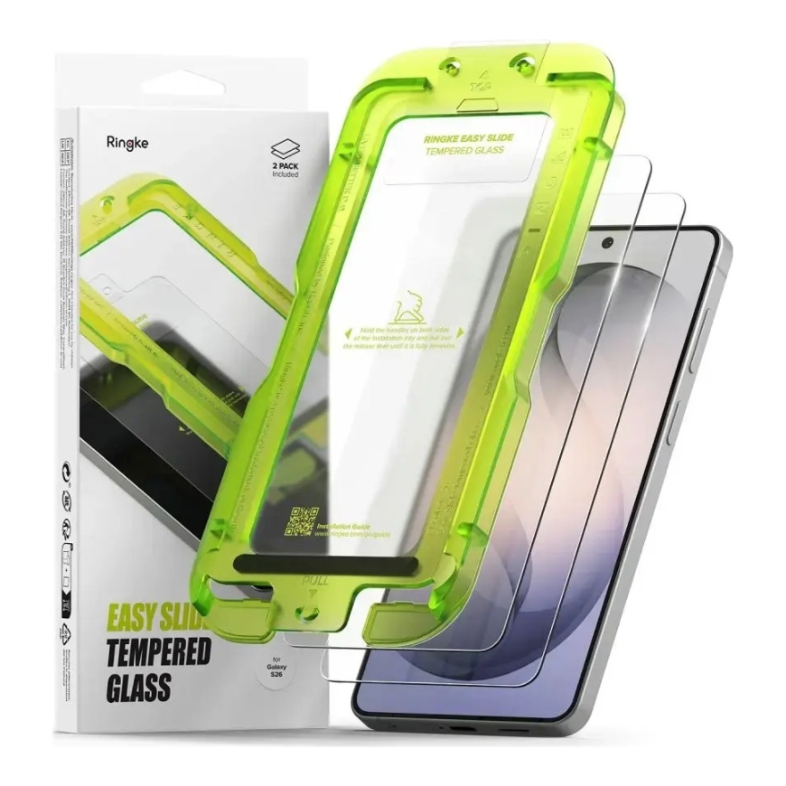 Защитное стекло Ringke Easy Slide для Galaxy S26 с аппликатором (2 шт.)