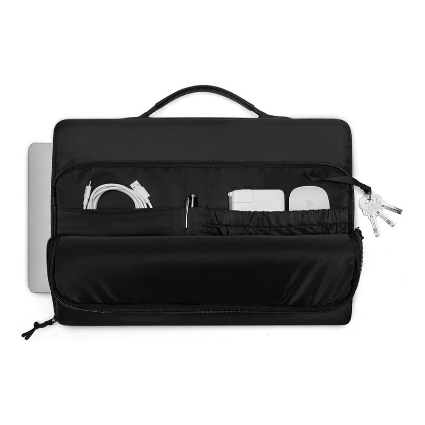 Gaston Luga DSCBC16BK Dash Cushioned Briefcase 15-16\" Melns – 5