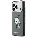 "Karl Lagerfeld Karl & Choupette Back MagSafe" чехол для "iPhone 17 Pro Max" – Черный "Karl Lagerfeld Karl & Choupette Back MagSafe" чехол для "iPhone 17 Pro Max" – Черный