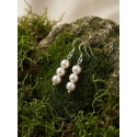 Brilio Silver Dangle Earrings with Real Pearls EA1287W Brilio Silver Dangle Earrings with Real Pearls EA1287W