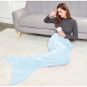 DecoKing Siren pleed 140 cm, värv: pastellsinine DecoKing Siren pleed 140 cm, värv: pastellsinine
