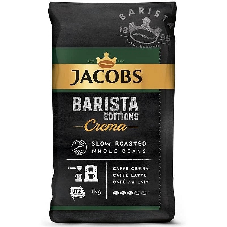 JACOBS CREMA Coffee Beans, 1kg