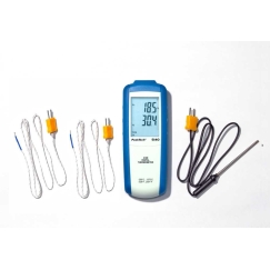 Skaitmeninis PeakTech 5140 2 kanalų temperatūros matuoklis