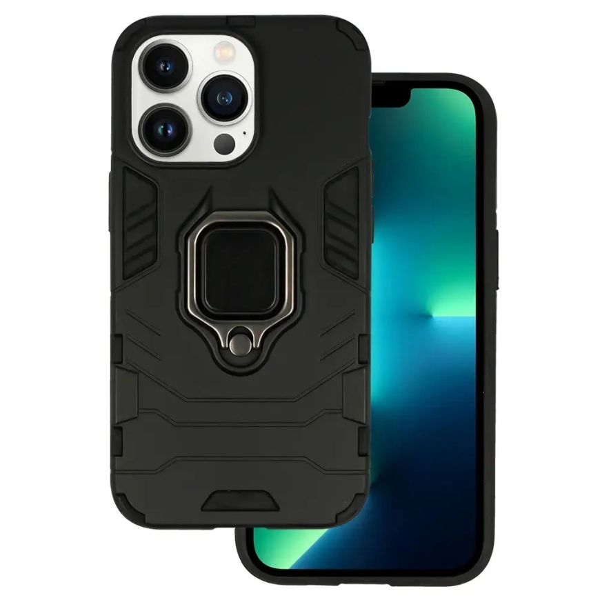 Ring Armor phone case with stand for iPhone 13 Pro black