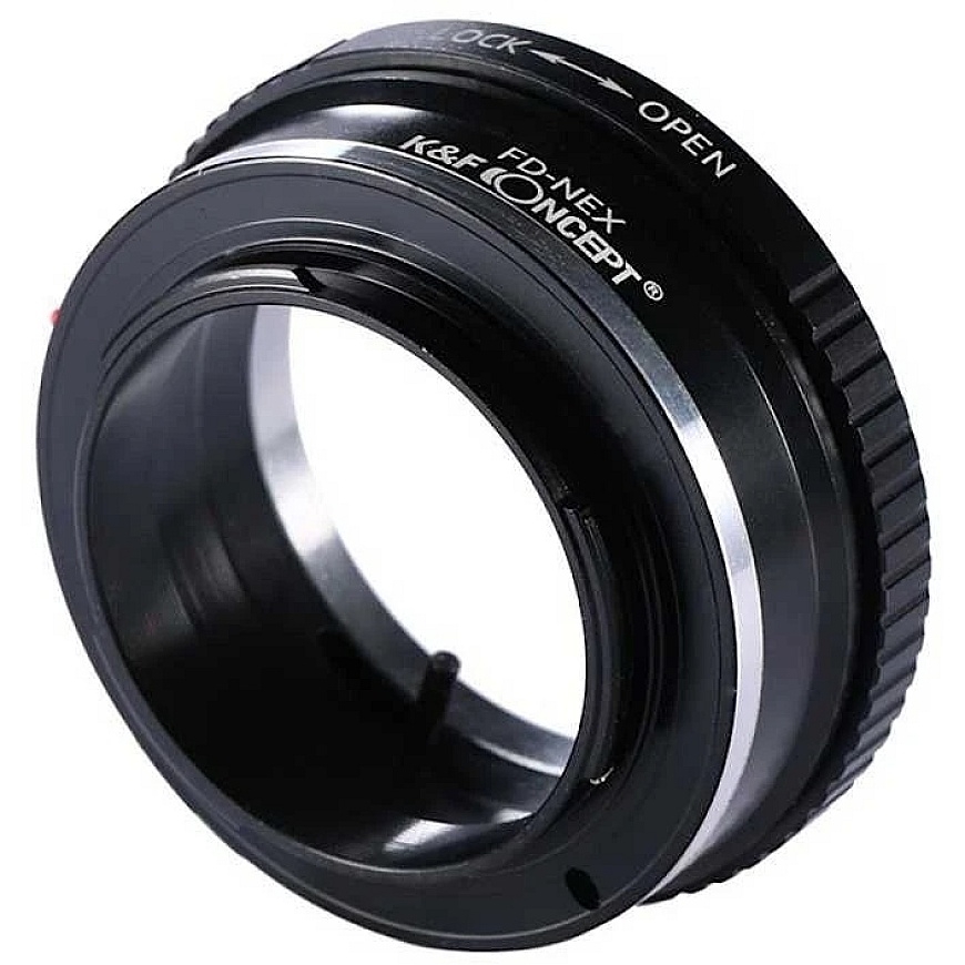 Objektiivin sovitin - K&F Concept Canon FD -Sony E-mount objektiivikiinnikeadapteri, alumiiniumi – 2