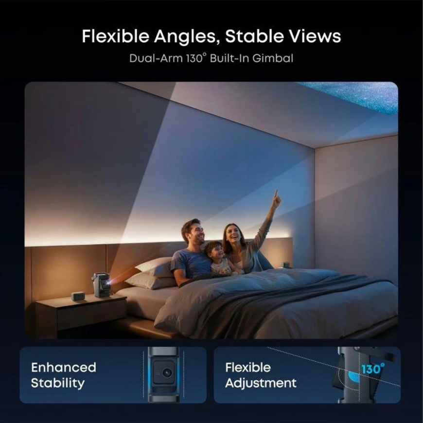 soundcore Nebula portatīvais projektors 1080p, 650 ANSI lm, 20 W skaļruņi D2431 – 5