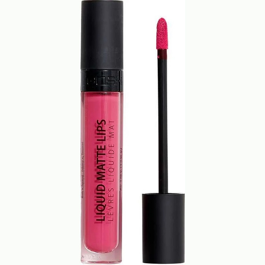 „Gosh“ skysti matiniai lūpų dažai „004 – kiniškas rouge“, 4 ml