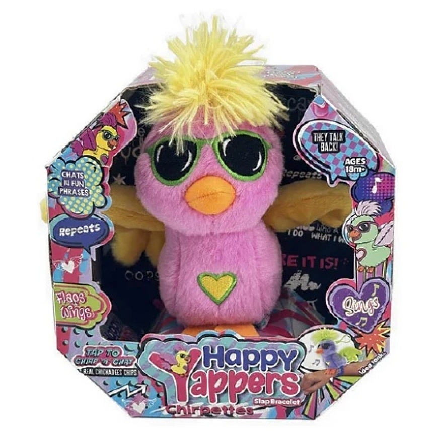 HAPPY YAPPERS interaktyvus pliušinis paukštis Dottie Dee, 9396