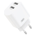 Зарядное устройство XO CE55 с 2x USB 2,4A белое + Lightning кабель Зарядное устройство XO CE55 с 2x USB 2,4A белое + Lightning кабель