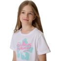 Girls' T-shirt 4F F2938 white 4FJWSS26TTSHF2938 10S (146 cm)