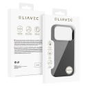 Liavec Silky dėklas su metaliniu kameros rėmu Iphone 18 Pro Max/17 Pro Max juodas Liavec Silky dėklas su metaliniu kameros rėmu Iphone 18 Pro Max/17 Pro Max juodas