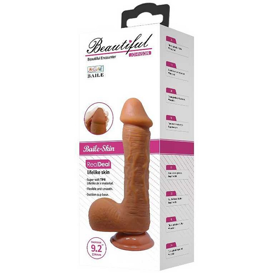Pretty Love LYBAILE Beautiful Encounter Johnson Real Dildo 22cm – 5