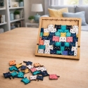 Lean Toys Puupalapeli 14 x 13,5 cm 62 kpl.