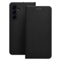 LUNA Book Carbon grāmatveida maciņš telefonam Samsung Galaxy A13 4G (A135) melns LUNA Book Carbon grāmatveida maciņš telefonam Samsung Galaxy A13 4G (A135) melns