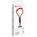 FORCELL F-DESIGN R10X40 rannepuhelinnauha säädettävällä pituudella (max. 20 cm silmukka) punainen