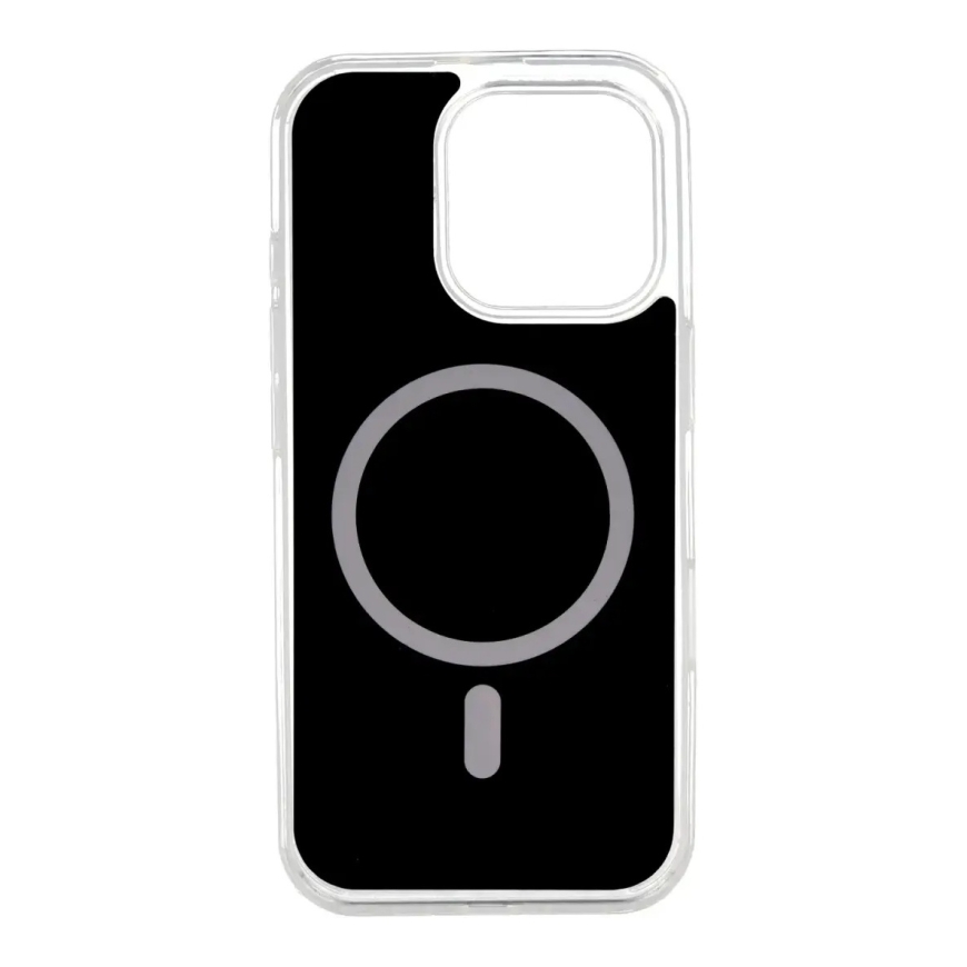 Glossy telefono dėklas su MagSafe palaikymu iPhone 16 Pro Max juodas – 3