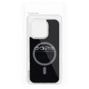Glossy maciņš ar MagSafe atbalstu telefonam iPhone 16 Pro Max melns Glossy maciņš ar MagSafe atbalstu telefonam iPhone 16 Pro Max melns