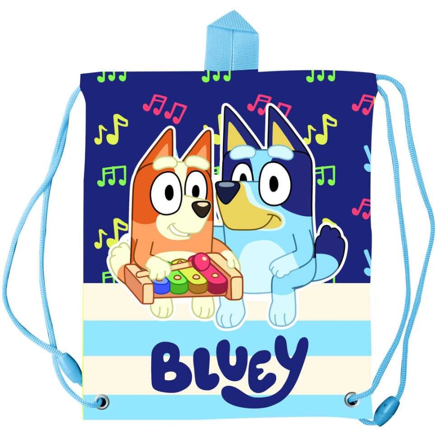 Manenti Bez Marki Bluey ja Bingo lõunasöögikott 30 x 24 cm - ideaalne kooli suupistete jaoks