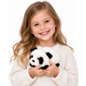 Lean Toys Pliušinis žaislas panda, juodos ir baltos spalvų, 16 × 10 × 8 cm Lean Toys Pliušinis žaislas panda, juodos ir baltos spalvų, 16 × 10 × 8 cm