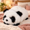 Lean Toys Plüüšmänguasi panda, must ja valge, 16 × 10 × 8 cm
