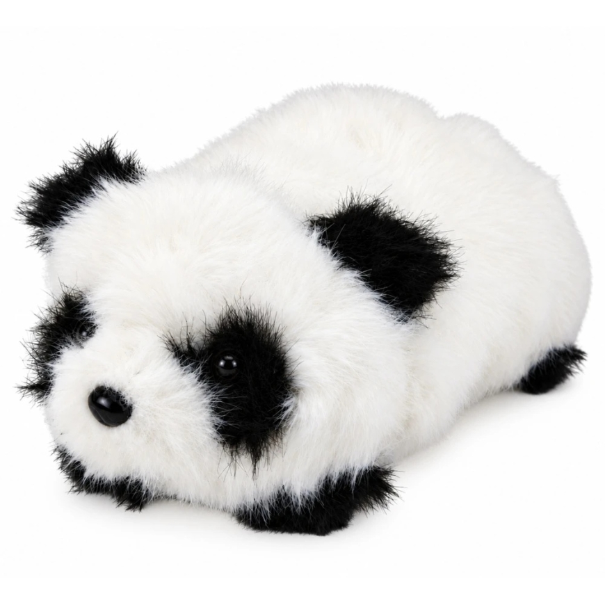 Lean Toys Pehmolelu panda, musta ja valkoista, 16 × 10 × 8 cm – 5